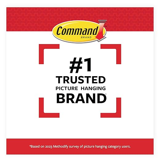 Command 20 lb XL 8 Pairs Heavyweight Picture Hanging Strips (16 Strips), Damage-Free Hangers for Picture Frames, No Tools Required, Ideal for Home Room Wall Decor, White Adhesive