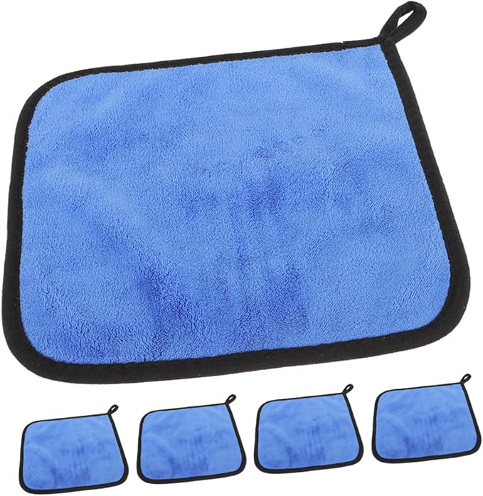 5pcs Pole Cloth Towel Professional Pools Cue Shaft Polisher Pool Stick Shaft Cleaner Billiard Pole Cleaner Accessories Cleaning Cloth Billiards Coral Fleece