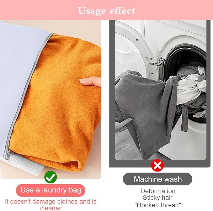 3Pcs Heavy Duty Fine Mesh Laundry Bags - Extra Durable Thick Soft Mesh for Delicates, Protect Clothes in Washing Machine, 1 Large/1 Medium/1 Small, Laundry Room Essentials for College Dorm & Home Use