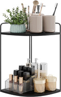 Bathroom Counter Organizer,Countertop Organizer,Vanity Organizers,Bathroom Storage,Bathroom Sink Caddy,Counter Shelf,Corner Counter,Corner Shelves(Black)