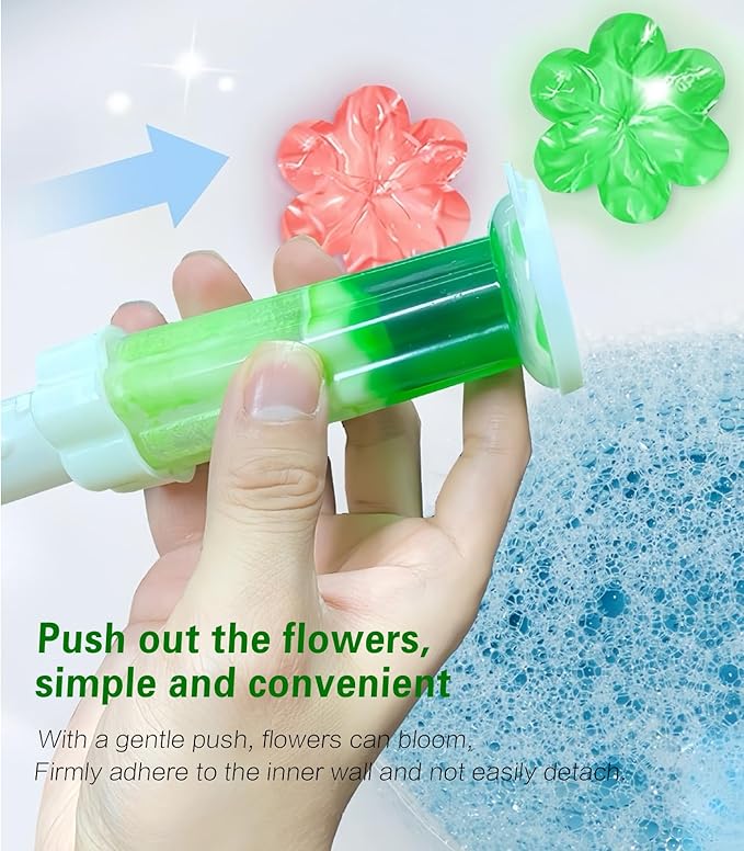 EKE Toilet Bowl Cleaner Gel Stamps, 6 Pack with 78 Stamps, 6 Scents, Bathroom Freshener for Long-Lasting Fragrance (6)