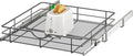 ALINE FURNITURE Pull Out Shelves - 23" W x 22" D Soft Close Pull Out Cabinet Organizer 1 Tier - Slide Out Drawers with Shelf Liner, Heavy Duty Steel Wire Baskets for Kitchen Cabinets, Pantry, Bathroom