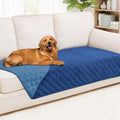 Smiry Waterproof Dog Bed Cover Pet Blanket, Soft Washable Dog Blanket for Furniture Bed Couch Sofa Reversible, Checkered (40"x70", Navy/Blue)