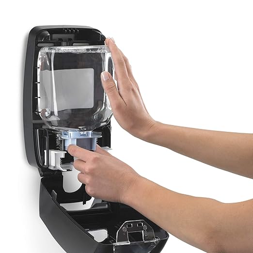 GOJO FMX-12 Push-Style Foam Soap Dispenser,Black,for 1250 mL FMX-12 Foam Soap Refills - 5155-06,(Pack of 3)