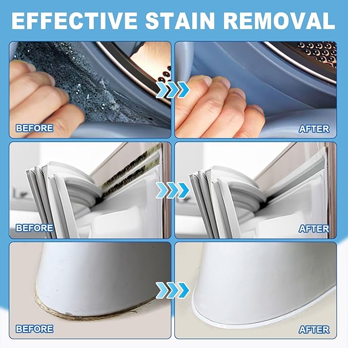 Home Remover Gel, Household Washing Machine Cleaner for Front Loader Washing Machine Seal, Refrigerator Strips, Cleaner For Tiles Grout Bathroom Cleaning Home Kitchen Sink Cleaning