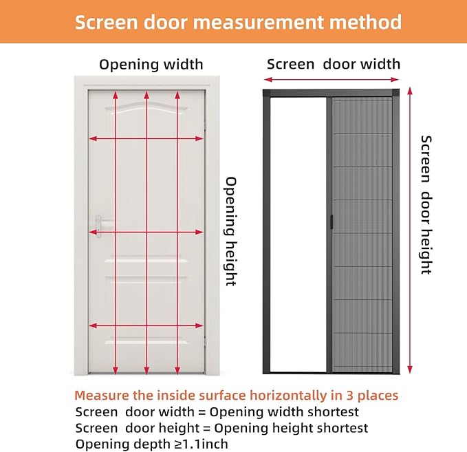 Customize Retractable Screen Door, Sliding Folding Screen with Aluminum Frame and Durable Mesh, Keeps Bugs Out, for Front Security Patio Door(Black