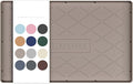 URMONA 16" x 10" Waterproof Silicone Mat in Multiple Sizes & Colors, Under Sink Mat for Kitchen & Bathroom, Pet Food Pad for Dogs & Cats, Kitchen Cabinet Liner, Multi-Purpose for Storage(Beige)