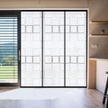 Insulated Curtain, Thermal Magnetic Self-Sealing EVA Screen, Keep Cold Out Door Cover Auto Closer for Kitchen, Bedroom, Air Conditioner Room, Hands Free, Fits Doors up to 72" x 80", Grey