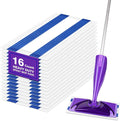 HOMEXCEL Multi-Layer Dry Floor Mop Pads Refills Compatible with Swiffer Wet Jet-All Purpose Multi Surface Floor Cleaner Spray Mop Pads Replacement for Hardwood Floor,16 Count