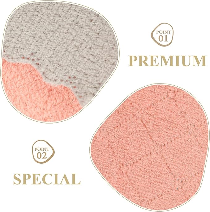 Luxshiny 10pcs Kitchen Dish Cloths Set, Thick Double-Sided Absorbent Cleaning Cloths, Random Color Microfiber Rags for Dishwashing and Countertop Cleaning in Home Kitchen