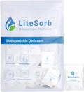 Natural Moisture Absorbers, Premium Moisture Absorption Desiccants Safe for Food, Luxury, Collectibles, Handbags, Shoes, Camera, Guitar Eco-Friendly & Biodegradable(2g x 50pcs)