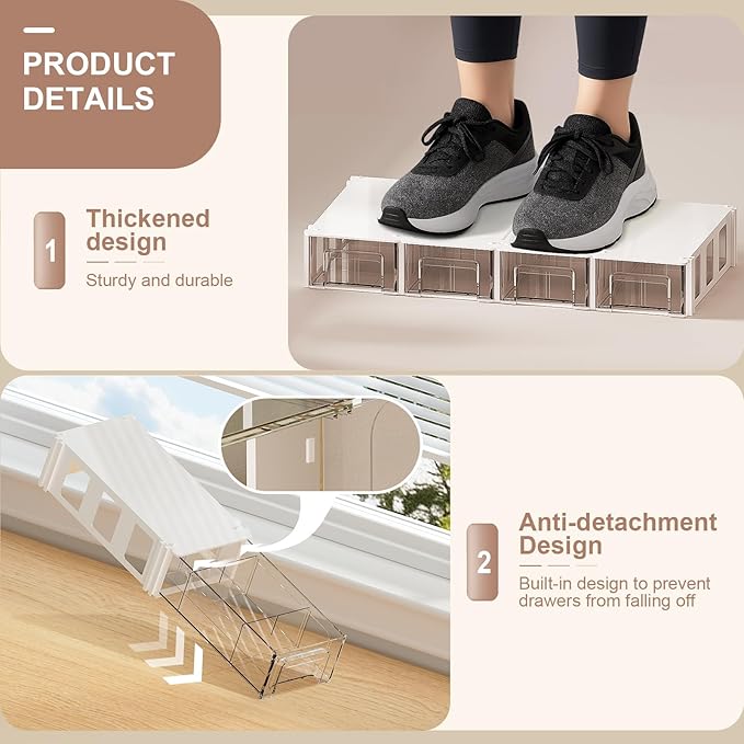 Makeup Organizer, Desk Organizer & Jewelry Organizer with 10 Drawers - Modular Desktop Storage drawers for craft, Office, Medicine - Desk Organizers and Accessories with Interchangeable Units