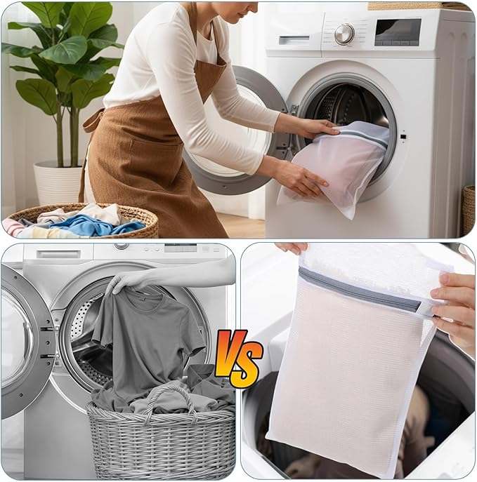 4pcs Net Mesh Washing Bags for Laundry Mesh Laundry Bags for Washing Machine Wash Durable Net Wash Bag for Delicates Room Essentials for College Dorm Travel (X Large, Large, Medium, Small)
