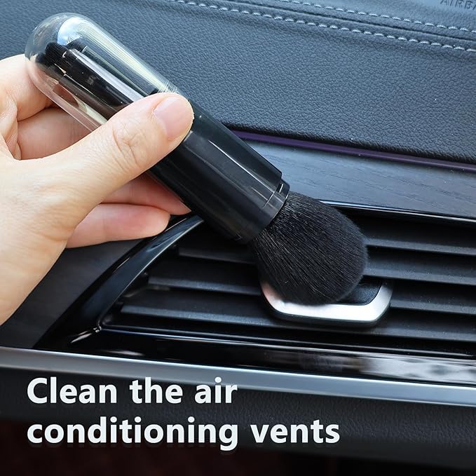 4 Pack Exquisite Duster Brush Kit, Small Dust Brushes, Feather Duster, Soft Fibers, Efficient Dust Removal, Cleaning Tool Perfect for Digital Devices, Keyboards, Car Interior, Craft, Mobile Phone