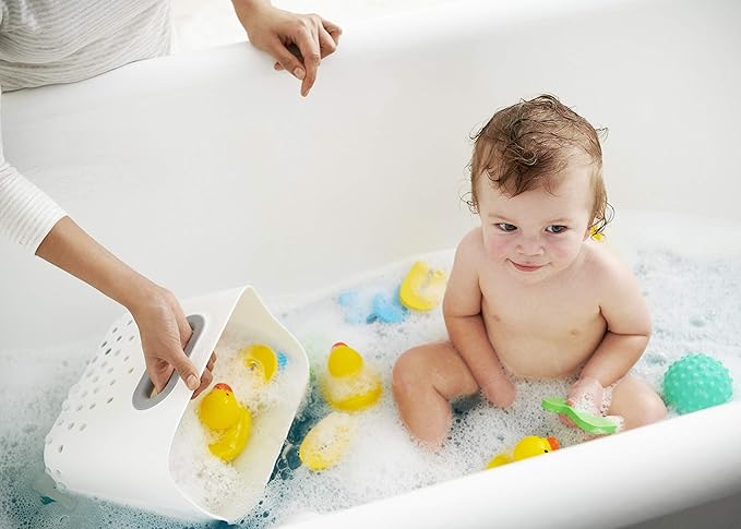 OXO Tot Stand Up Bath Toy Storage – Gray,(Pack of 2)