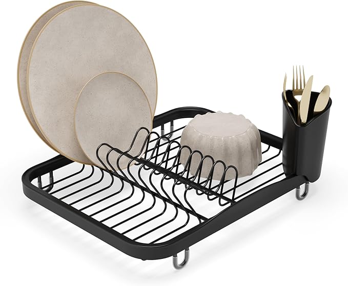 Umbra SINKIN Dish Rack Black