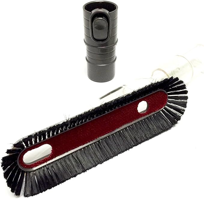 4YourHome Soft Dusting Brush Tool Designed to Fit All Dyson with Free Adapter Replaces OEM# 908896-02