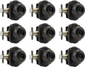 Haidms Oil Rubbed Bronze Closet Door Knobs Interior, Passage Interior Door knobs, Bronze Indoor Closet Doorknobs for Closet or Hall (9 Pack)