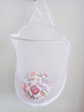 Small Mesh Hanging Laundry Hamper Basket, Mesh Hamper, Wall Dirty Clothes basket