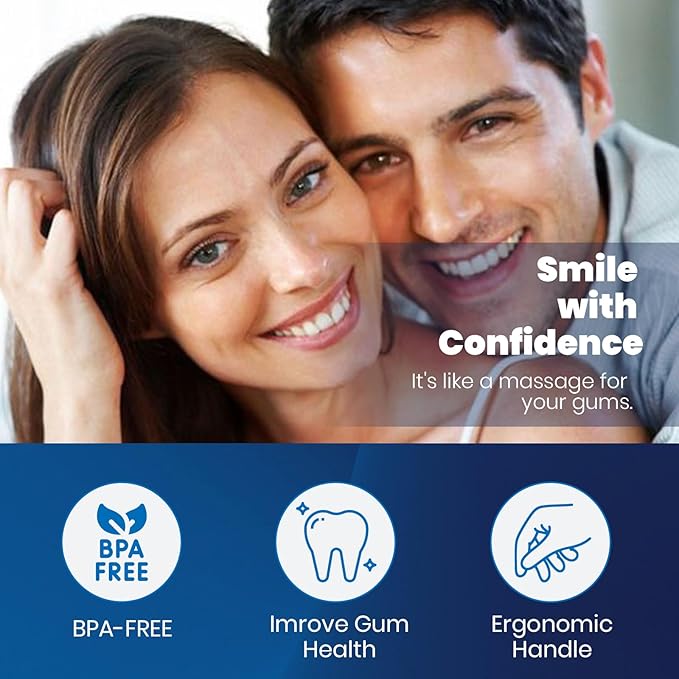 Extra Soft Toothbrushes for Adults - 10000 Micro Nano Bristles for Sensitive Teeth, Gum Recession and Elderly (Diamond Shaped Head, 6 Count)