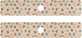 Yellow Paw Prints Bones Kitchen Sink Splash Guard Sink Faucet Mat Faucet Handle Drip Catcher Drain Mats for Kitchen Bathroom Countertop Absorbent Dish Drying Pad 2Pack 30x5.4IN