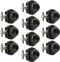 Haidms Oil Rubbed Bronze Closet Door Knobs Interior, Passage Interior Door knobs, Bronze Indoor Closet Doorknobs for Closet or Hall (10 Pack)
