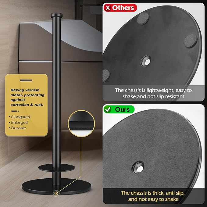 Toilet Paper Holder Stand, Toilet Paper Roll Holder, Toilet Paper Storage Stand, Toilet Paper Holder Free Standing, Tp Holder Stand