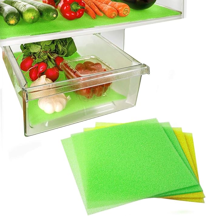 Fruit & Veggie Life Extender Drawer Liner - Refrigerator Liners, Refrigerator Organizers and Storage, Fridge Liners for Refrigerator Shelf Liners, Refrigerator Liners for Shelves, Fridge Shelf Liners