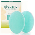 Yiclick Exfoliating Facial Sponge - Daily Cleansing Face Scrubber Exfoliator, Reusable Exfoliating Pads, Makeup Blackhead Remover Tools, Face Scrub Brush, Body Scrubber Sponge for Shower Bath