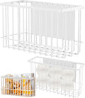 Magnetic Basket Fridge Lint Bin Dryer Ball Holder Laundry Room Organization Home Storage for Class Office School