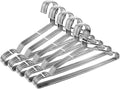 Seropy Clothes Hangers 50 Pack Coat Hangers Wire Hanger Bulk Metal Hanger Non Slip Heavy Duty Clothing Hangars Space Saving Thin Hangars Stainless Steel Hangar for Clothes, 16.5 Inch
