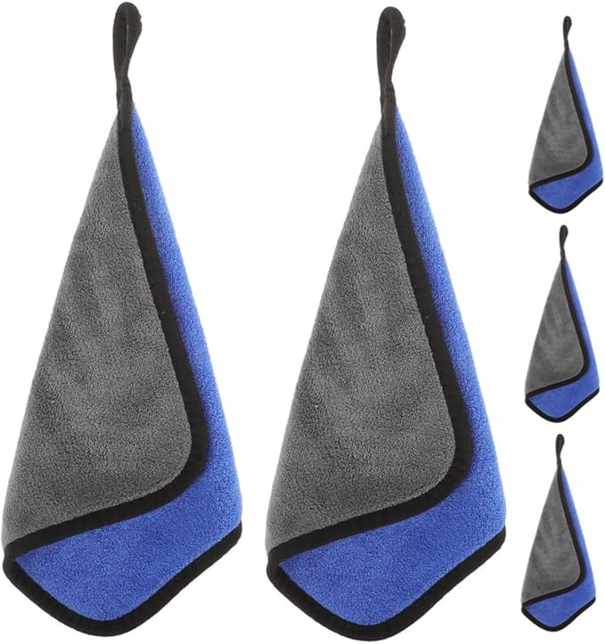 Pool Cue Cleaner Coral Fleece Microfiber Cleaning Cloth for Billiard Cue Maintenance 9.84X9.84 Inches Billiards Accessories and Equipment