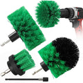 4pcs Drill Brush Attachment Kit, 2025 New Grout Drill Brush Set, All Purpose Power Scrubber Cleaning Kit for Bathtubs, Tile Grout Lines, Bathroom, Showers, Tile, Tile Seams