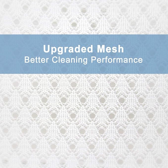 Muchfun 2Pcs Durable Diamond Mesh Laundry Bags for Delicates 24 x 24 Inches (2 XX-Large)