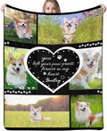 D-Story Dog Memorial Blanket Personalized with Photo - Loss of Dog Memorial Gifts Customized for Men, Women - Custom Pet Loss Sympathy Remembrance Grieving Gift Bedding Blanket Design8