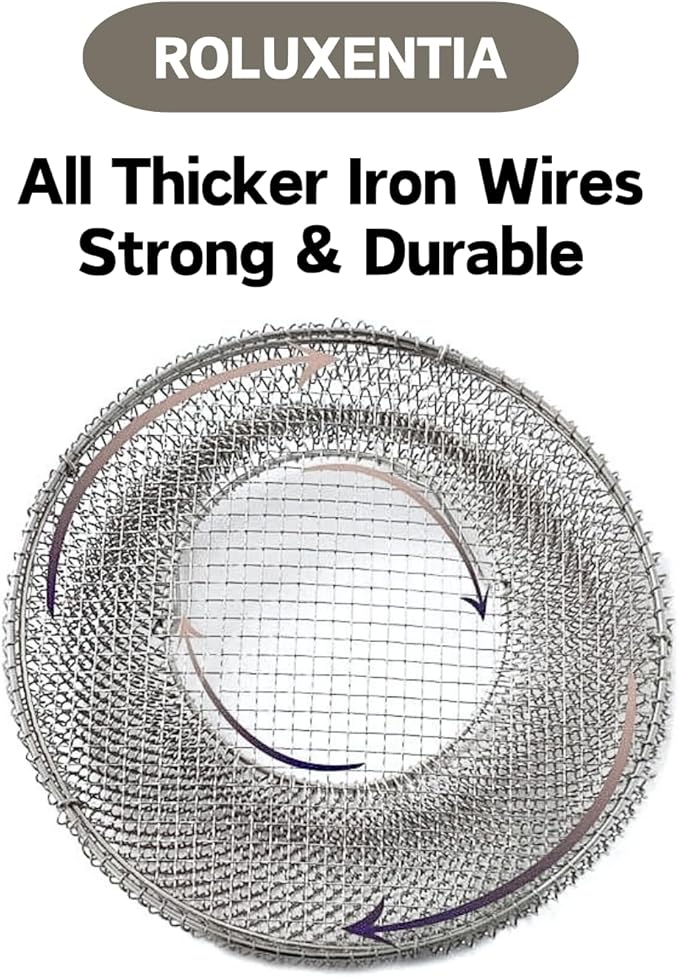 Collapsible Round Egg Basket - Metal Wire Storage with Handles, Perfect for Hanging & Family Farm Gathering - Golden Basket for Chicken Farm, Holds 20-25 eggs