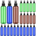Eccliy 32 Pcs 8 oz Spray Bottles Fine Mist Plastic Spray Bottles Clear Empty Sprayer Hairs Refillable Travel Sprayer with Pump Cap for Cleaning Oils Travel Perfumes(Multicolor,Colored)