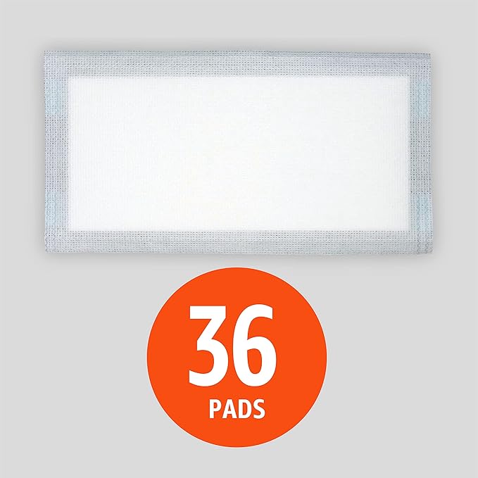 Amazon Basics Floor Mopping Pads, Fits Swiffer WetJet Mopping Systems, 36 Count (Pack of 1)
