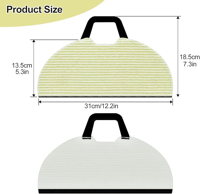 6 Pack Vacmop Replacement Pads Compatible with Shark RV2610WA AV2610WA AV2620WA AV2630WA RV2410WD Matrix Plus AI Ultra 2-in-1 Robot Vacuum,Reusable Mop Vac Pads Refills,Washable Microfiber Soft Pads