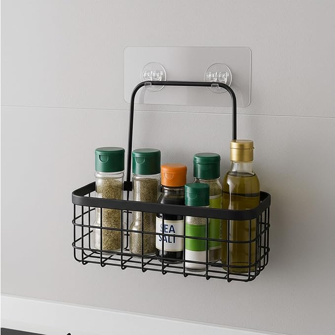Aphohome Shower Caddy Adhesive Replacement Hooks 14 Pack, Strong Transparent No Drilling Sticky Pads for Bathroom Shower Shelf Kitchen Rack Storage, Multi Size Adhesive Pads
