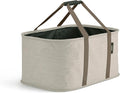 Joseph Joseph Hold-All, Collapsible 35L/9.25 Gallon Washing Laundry Basket Bag, Durable Fabric, Moisture Resistant - Ecru