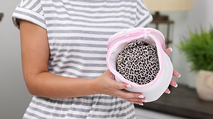 Mesh Bra Bags for Washing Machine, Lingerie wash Bags for Laundry (set of 2)