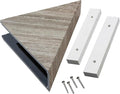 Palisade Vinyl Waterproof Corner Shower Shelf in Grecian Earth