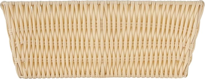 Whitmor Rattique Small Shelf Tote Latte (Pack of 2)