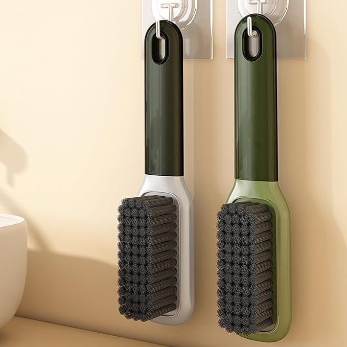 Laundry Stain Brush Household Scrub Brush Laundry Brush for Stain Removal,Soft Bristle Brush 2 Pack Stain Brush for Clothes Scrubbing Bathroom Cleaning Brush,Easy to Hold