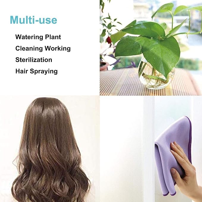 Avenoir Mister Spray Bottle, 16.9oz/500ml Adjustable Spray Storage Container for Hair, Plant and Home Cleaning