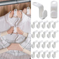100PCS Clothes Hanger Connector Hooks, Hanger Extender Clips,Cascading Hanger Hooks,Used in Closet Hangers Space Saving and Organizer Closets