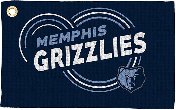 Northwest NBA Golf Towel – Official Licensed Microfiber Waffle Fabric, Absorbent 16x25 in Club Cleaning Accessory