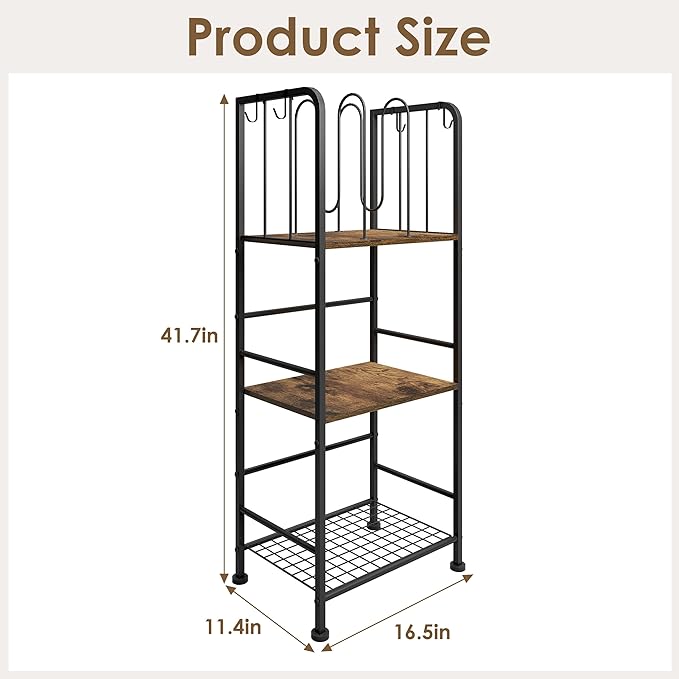 Towel Rack Free Standing 3-Tier M-Shaped Detachable Dividers, Durable Metal Towel Holder, Pool Items Holder, Space-Saving Storage Organizer, Modern Bath Towel Shelf for Bathroom Patent Pending