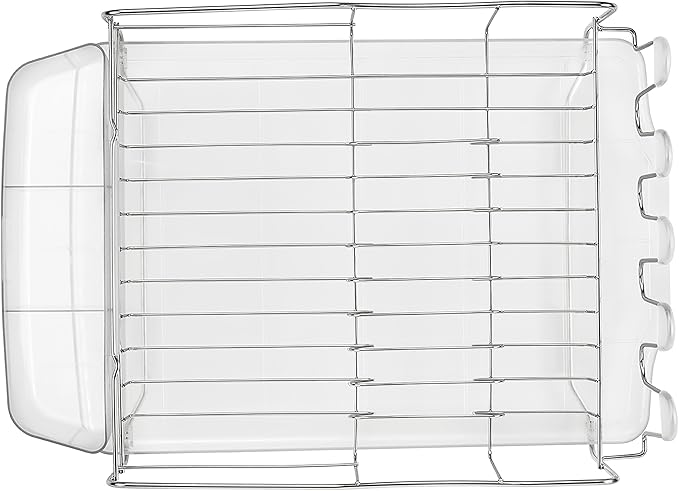 Polder Advantage 3-Piece Stainless Steel Dish Rack, Kitchen Organization and Storage, Dish Drying Rack for Kitchen Counter, 20.3" x 13.8" x 6.3"